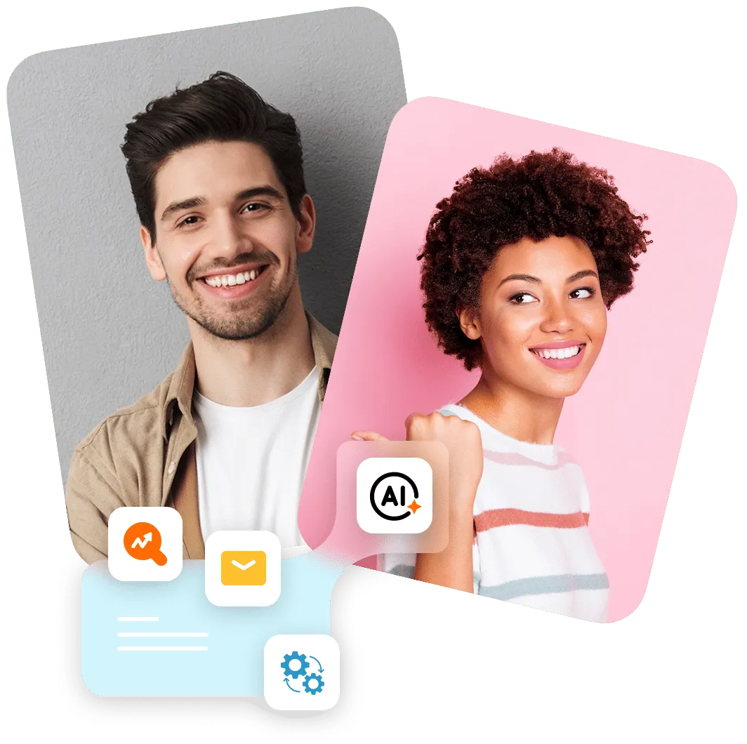 Smackdab single-platform CRM graphic for business operations