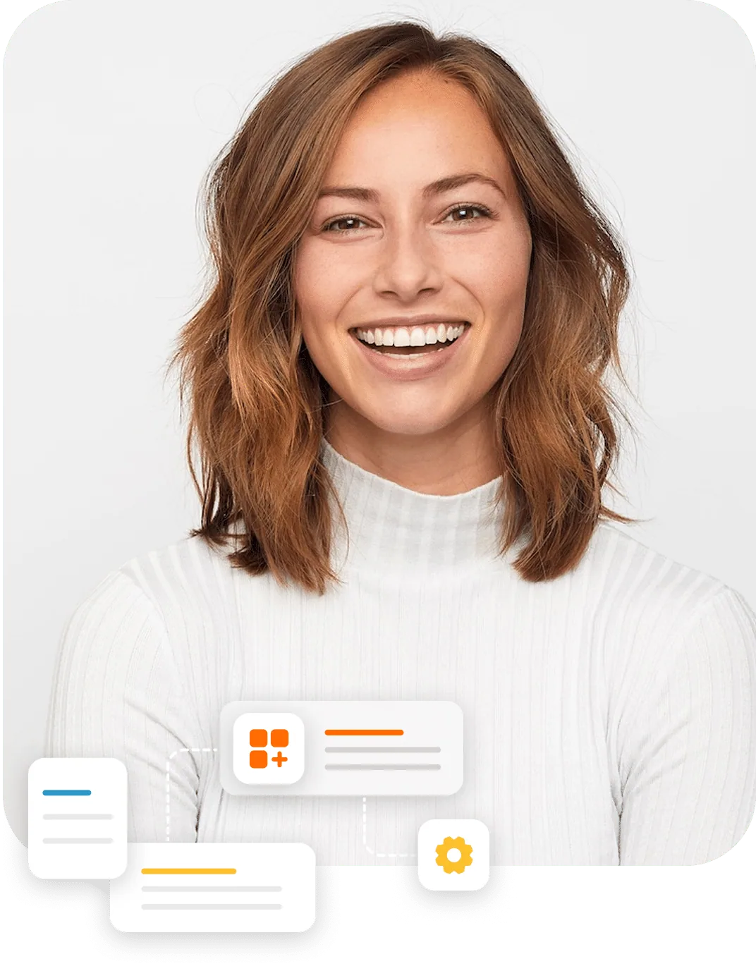 Smackdab customizable CRM hero graphic