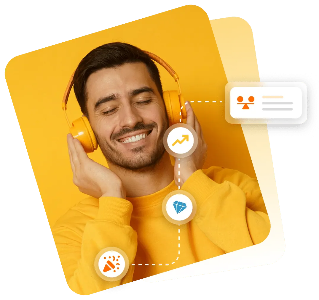 Smackdab wellness and productivity balance graphic