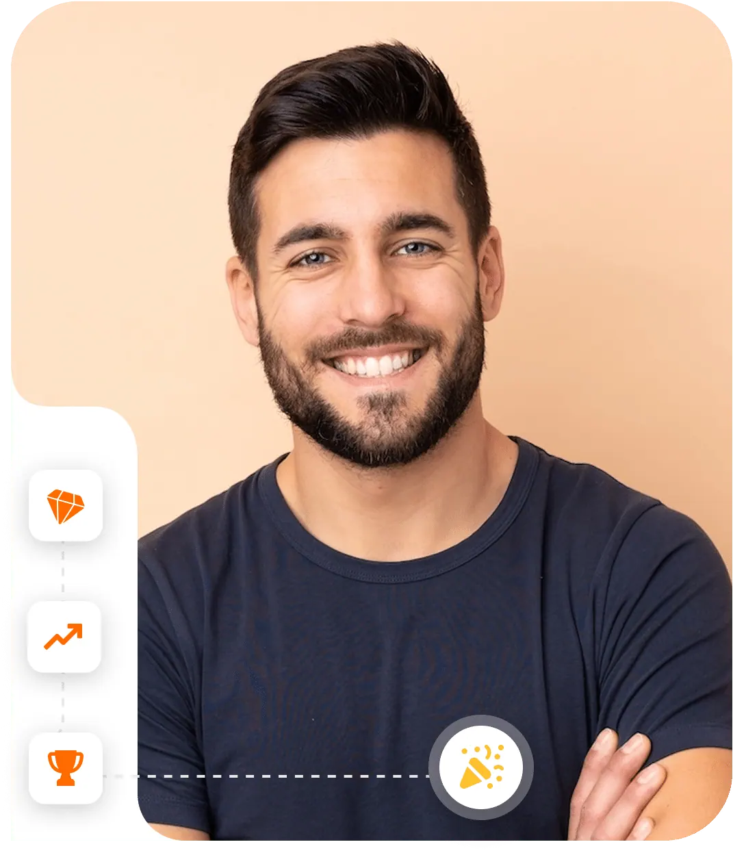 Smackdab CRM gamification and wellness hero graphic