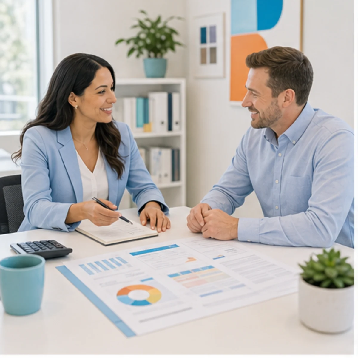 Smackdab CRM hero image for accounting firms showing hero consultation