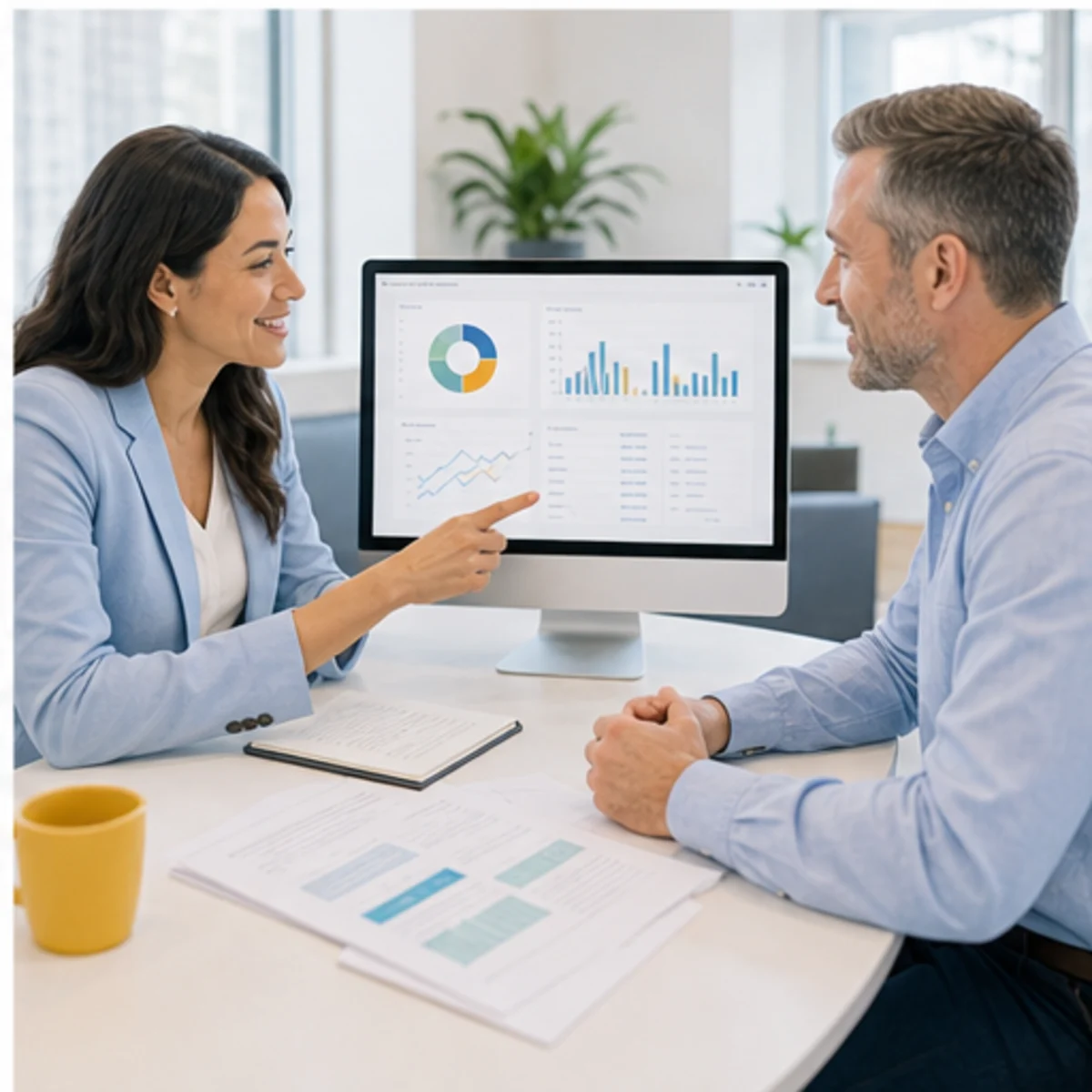 Smackdab CRM visual for accounting firms showing relationship reporting