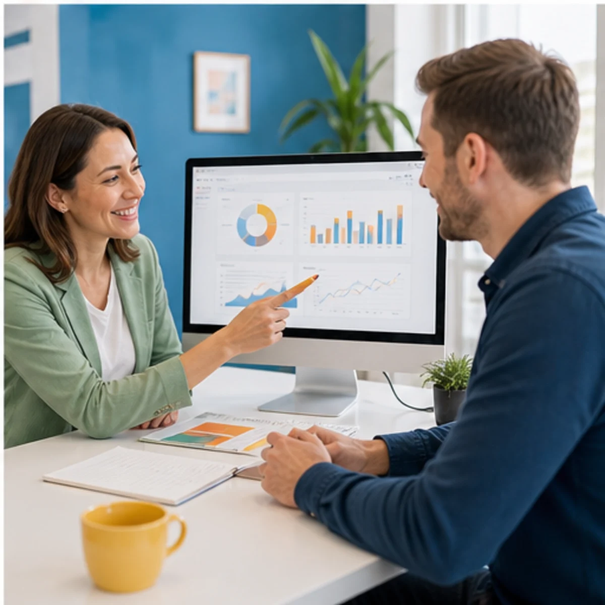 Smackdab CRM visual for agencies showing relationship reporting