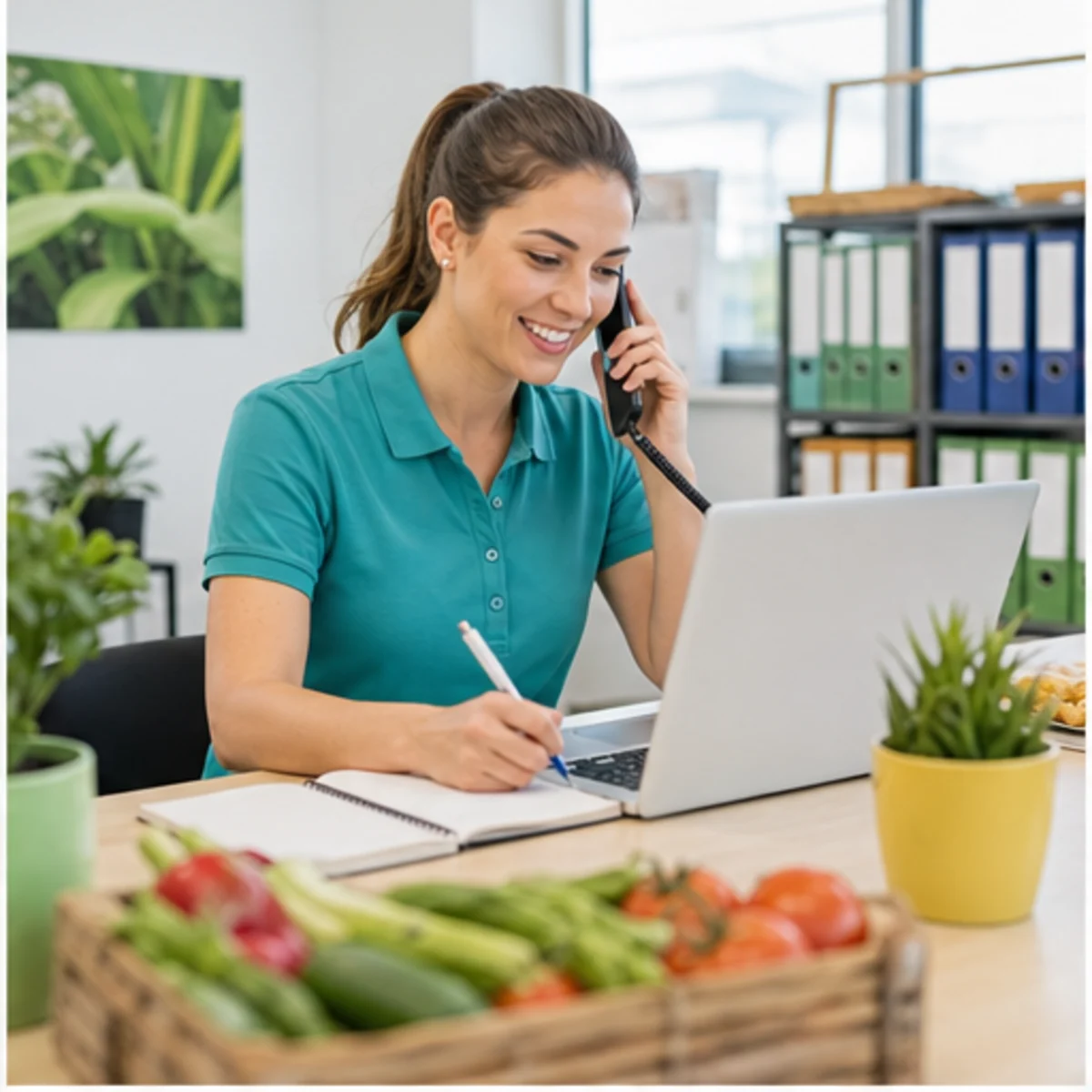 Smackdab CRM visual for agriculture businesses showing intake and lead capture
