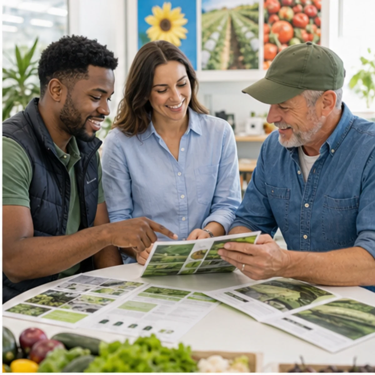 Smackdab CRM visual for agriculture businesses showing consultation options