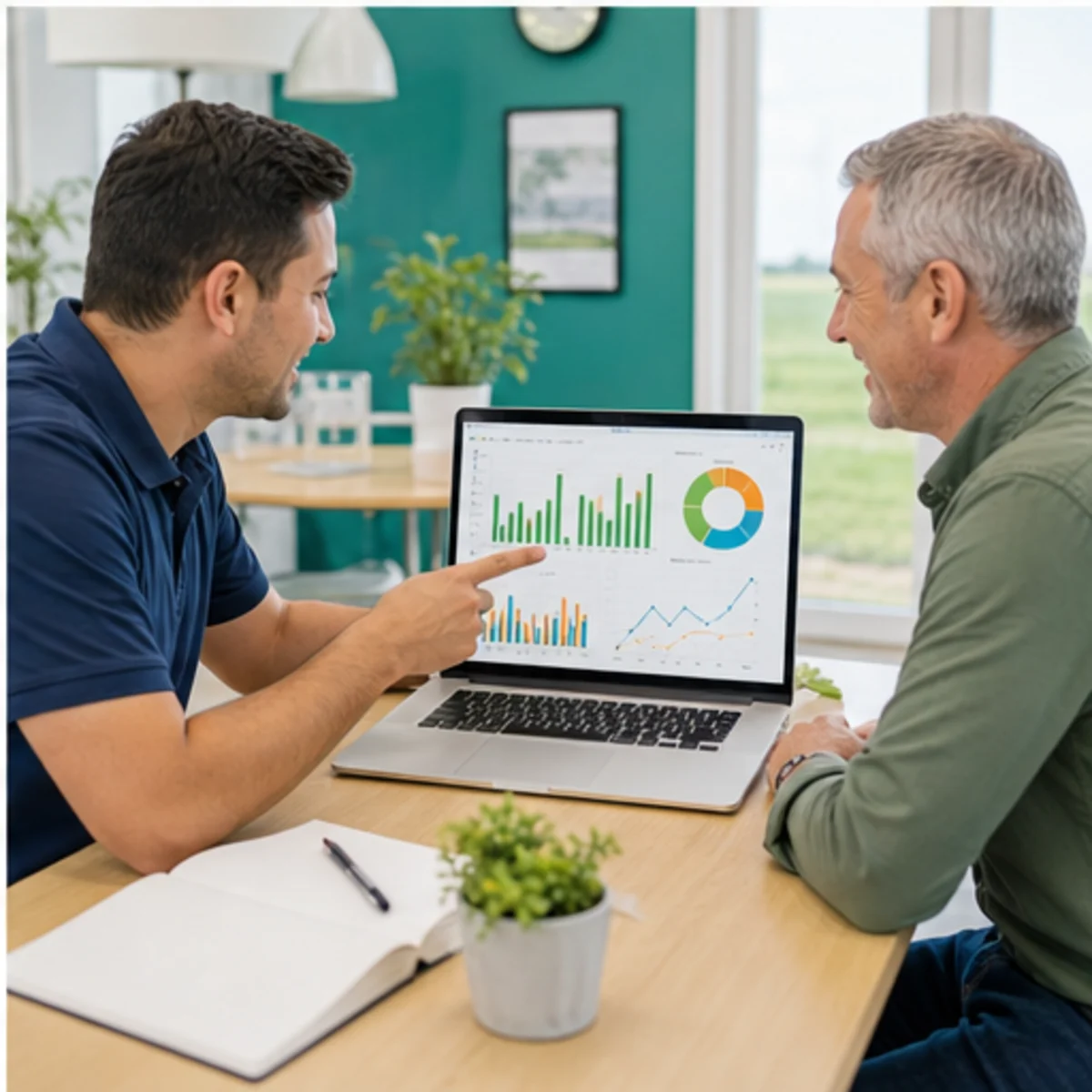 Smackdab CRM visual for agriculture businesses showing relationship reporting