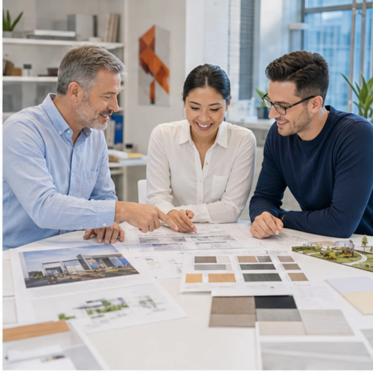 Smackdab CRM visual for architects showing consultation options