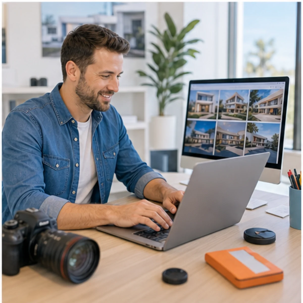 Smackdab CRM visual for architectural photographers showing follow-up workflow