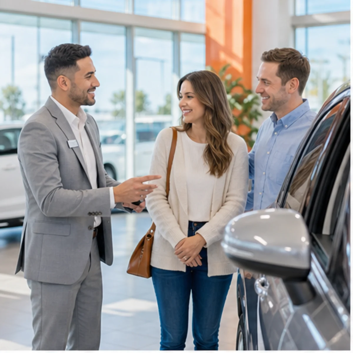 Smackdab CRM hero image for auto dealers showing hero consultation