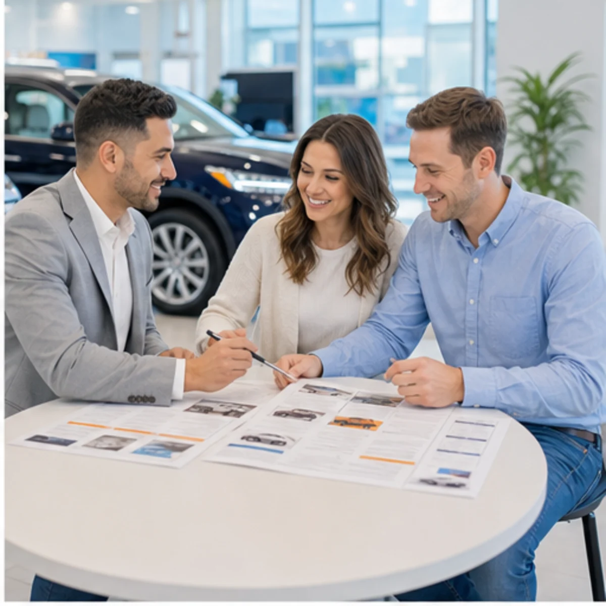 Smackdab CRM visual for auto dealers showing consultation options