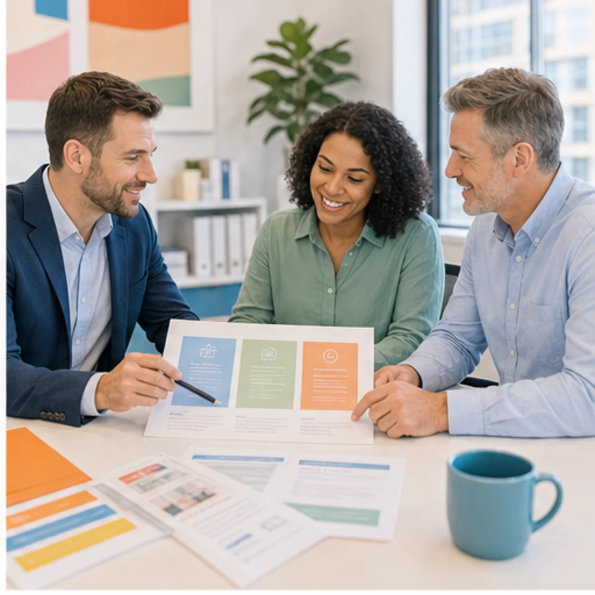 Smackdab CRM visual for b2b service companies showing consultation options