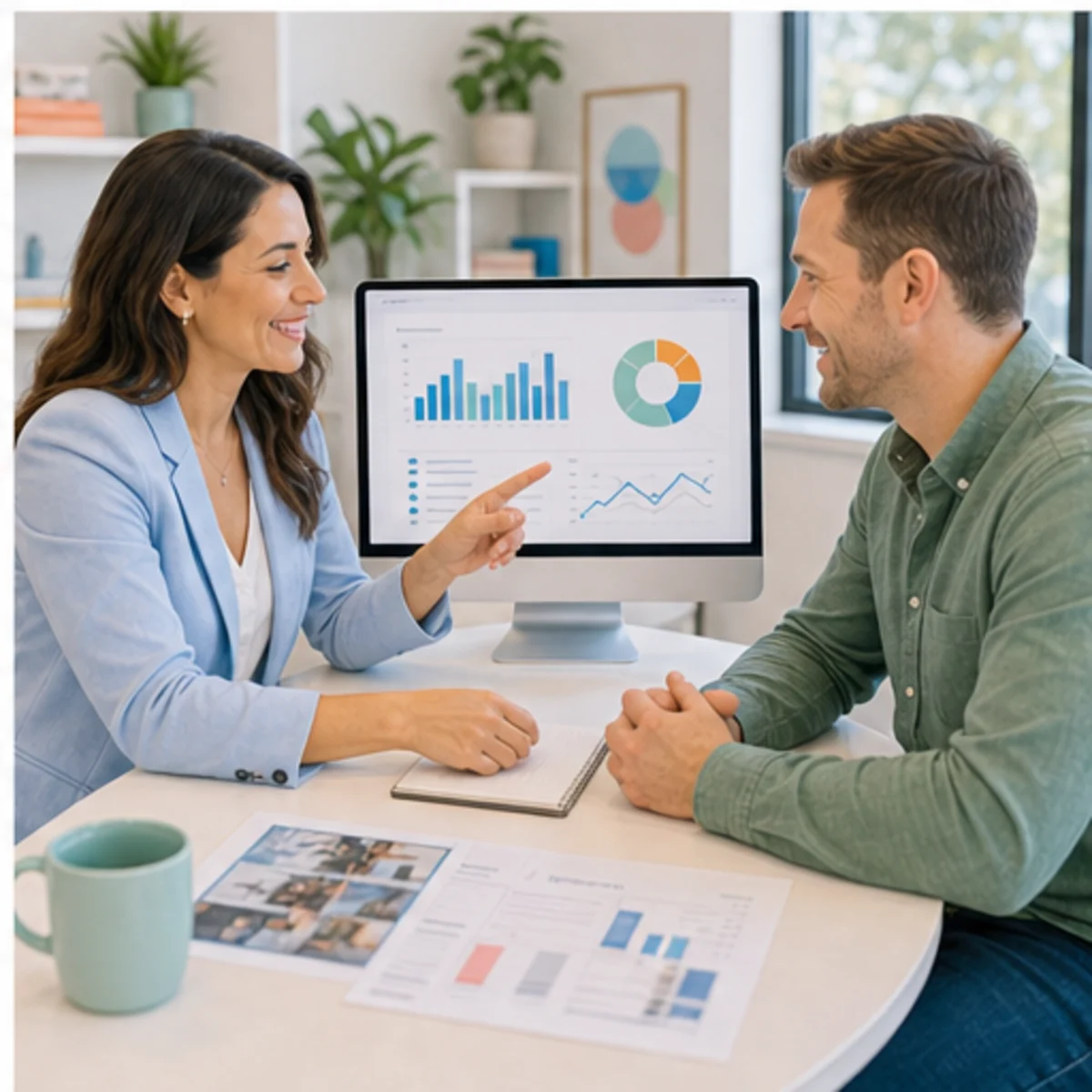 Smackdab CRM visual for bookkeepers showing relationship reporting