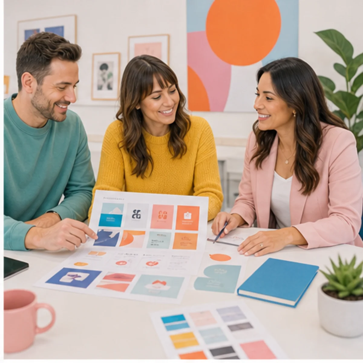 Smackdab CRM visual for branding studios showing consultation options