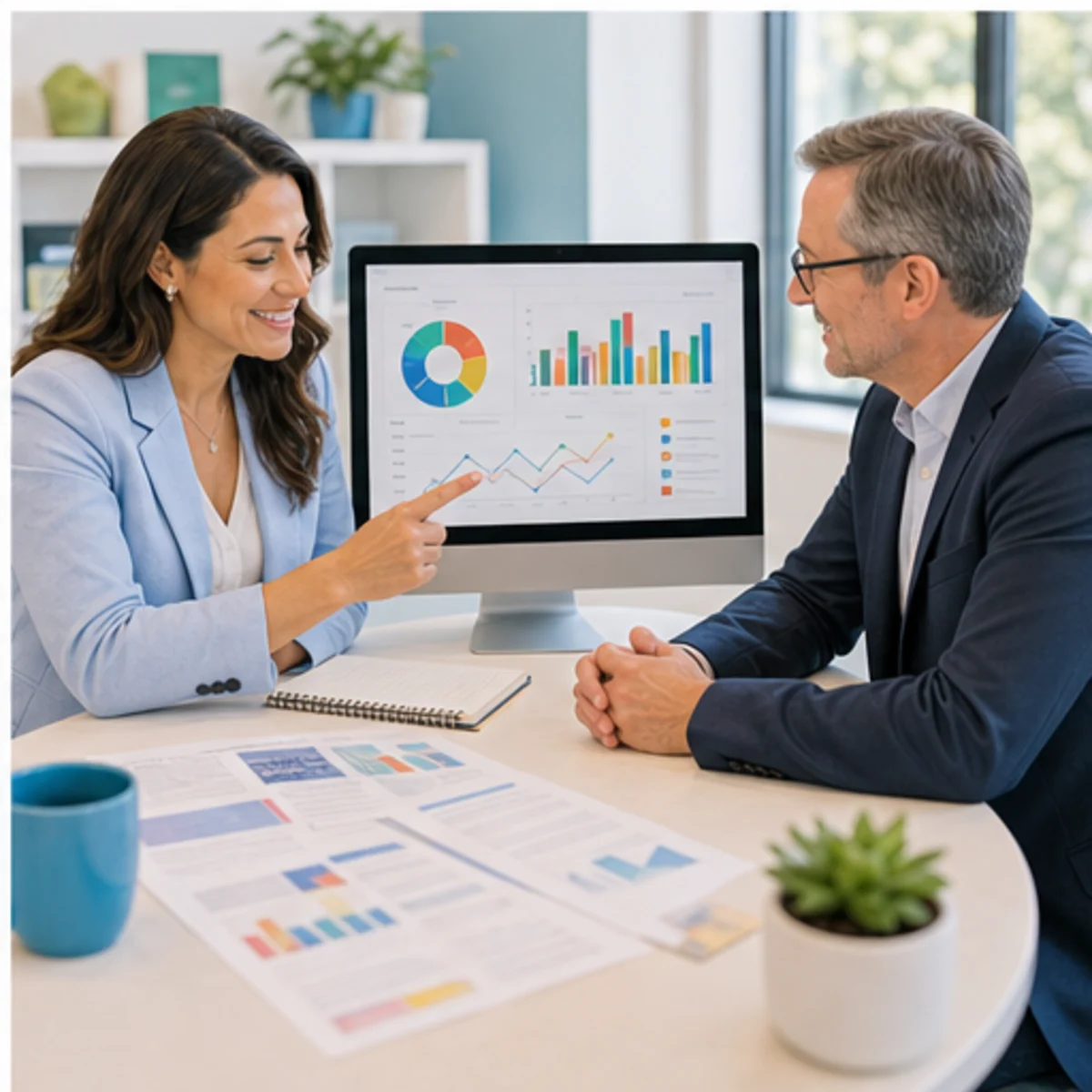 Smackdab CRM visual for chambers of commerce showing relationship reporting