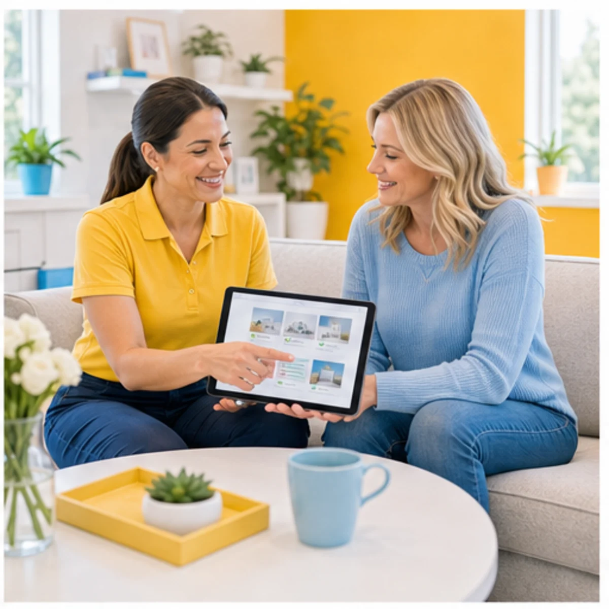 Smackdab CRM visual for cleaning services showing consultation options