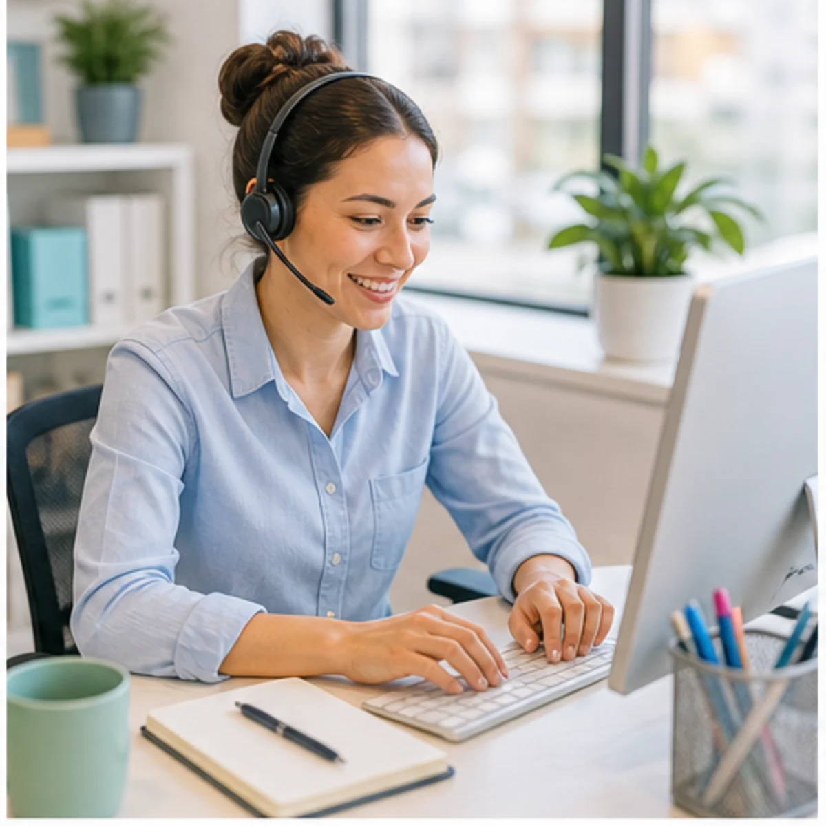 Smackdab CRM visual for customer support teams showing intake and lead capture
