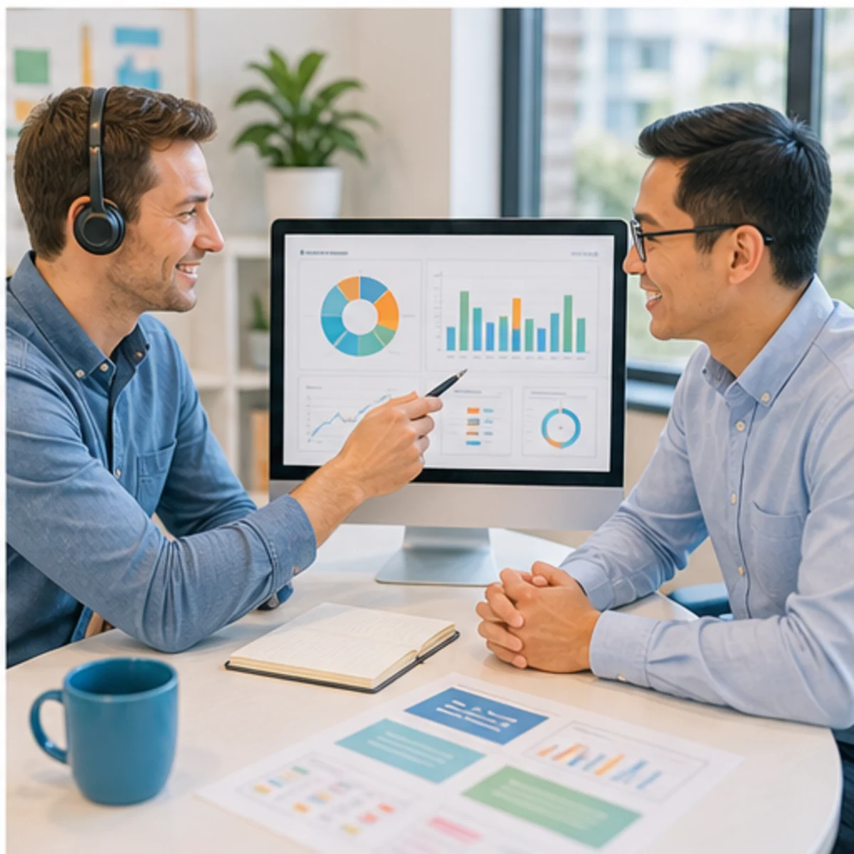 Smackdab CRM visual for customer support teams showing relationship reporting