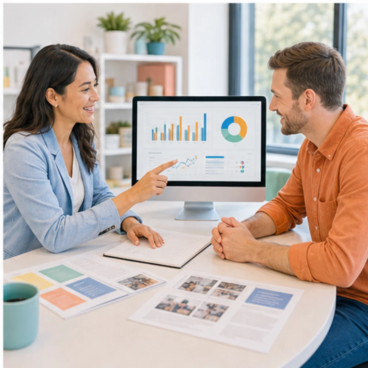 Smackdab CRM visual for e-commerce businesses showing relationship reporting