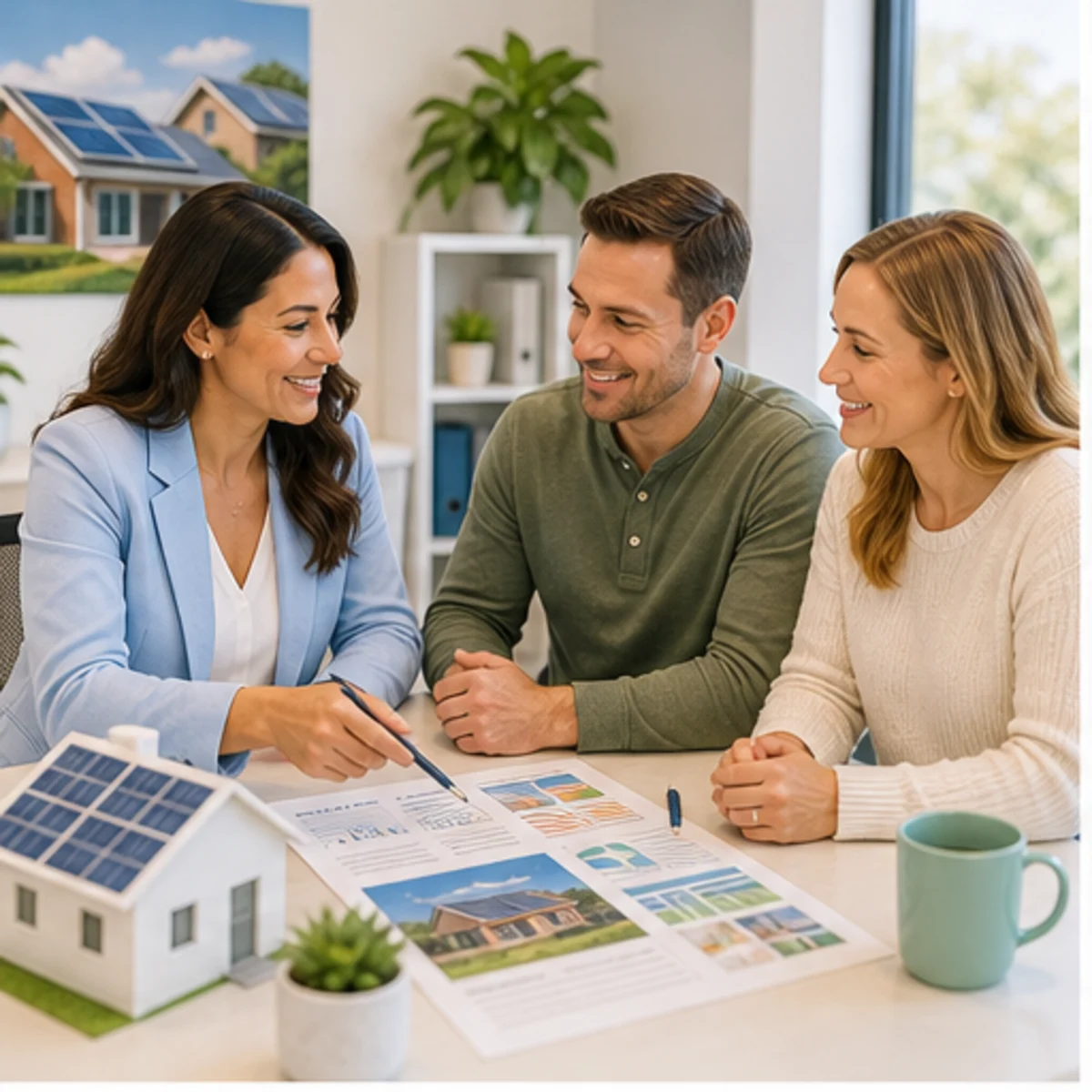 Smackdab CRM hero image for energy consultants showing hero consultation