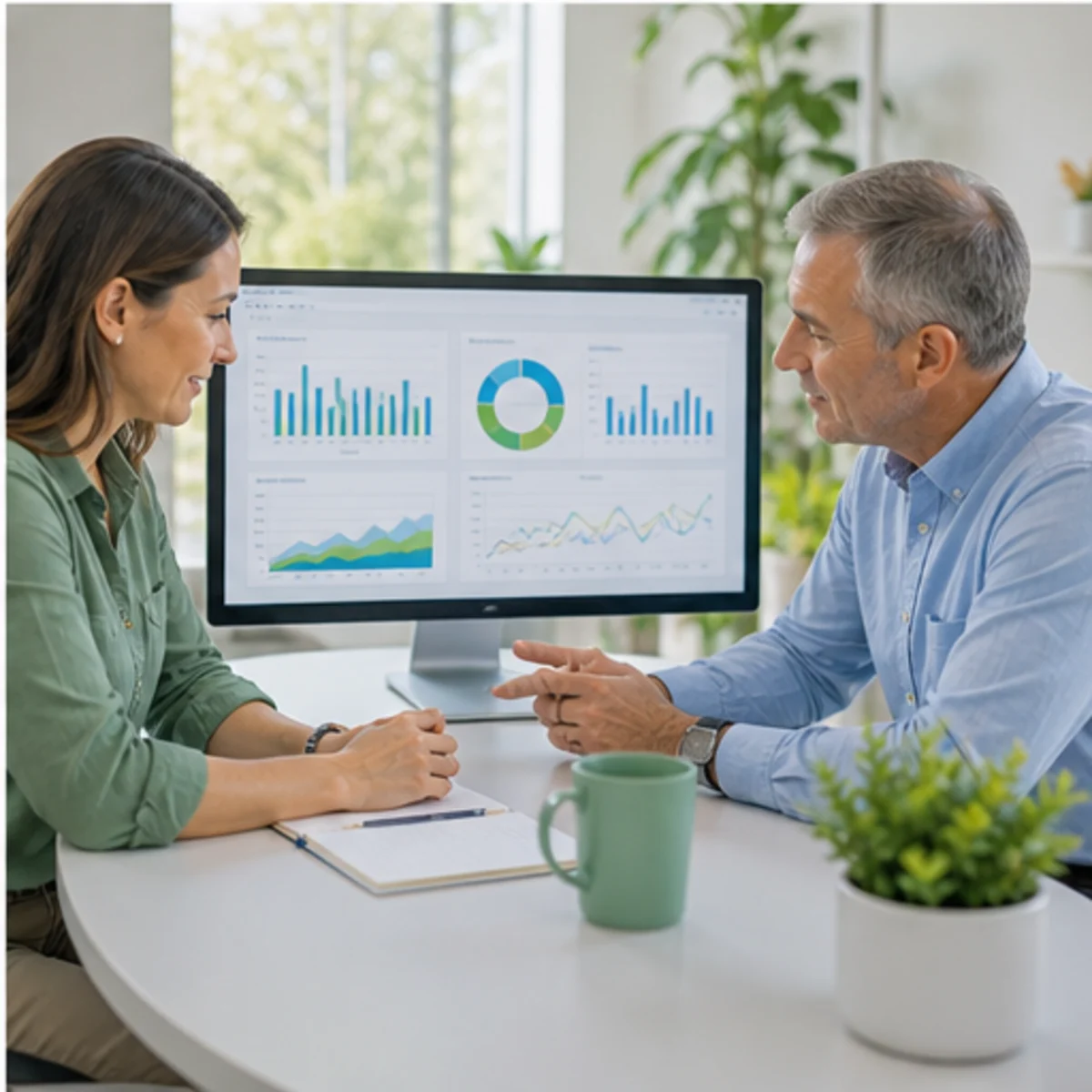 Smackdab CRM visual for environmental services showing relationship reporting