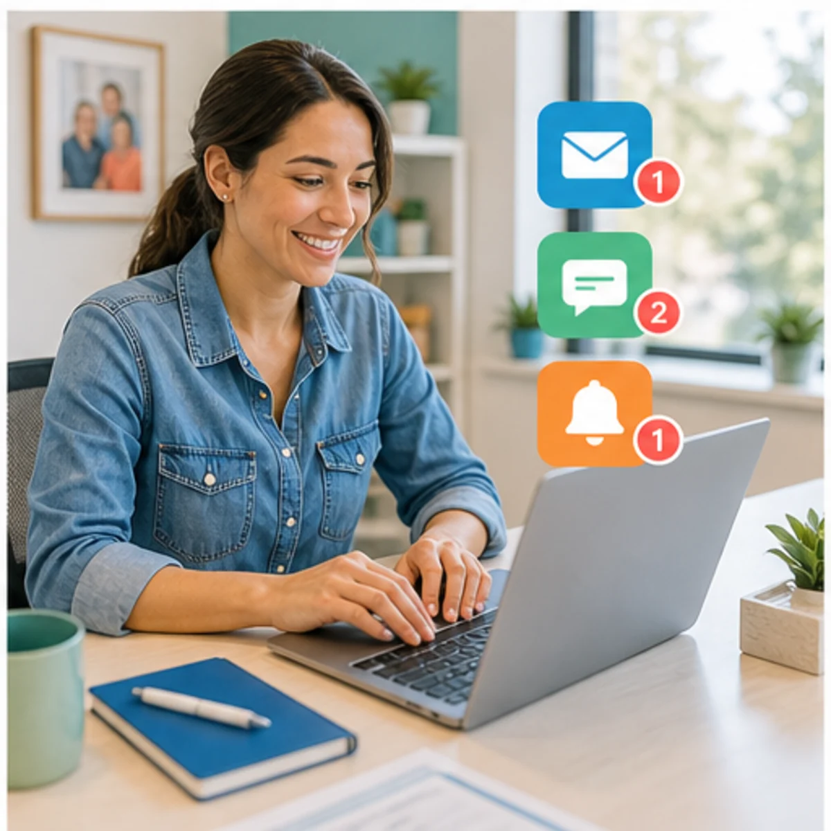 Smackdab CRM visual for family businesses showing follow-up workflow