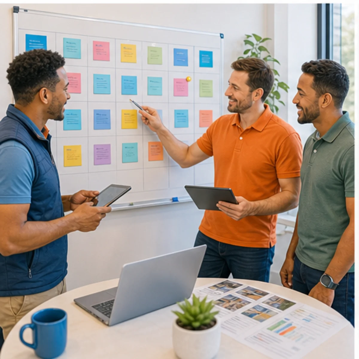 Smackdab CRM visual for field sales teams showing team coordination