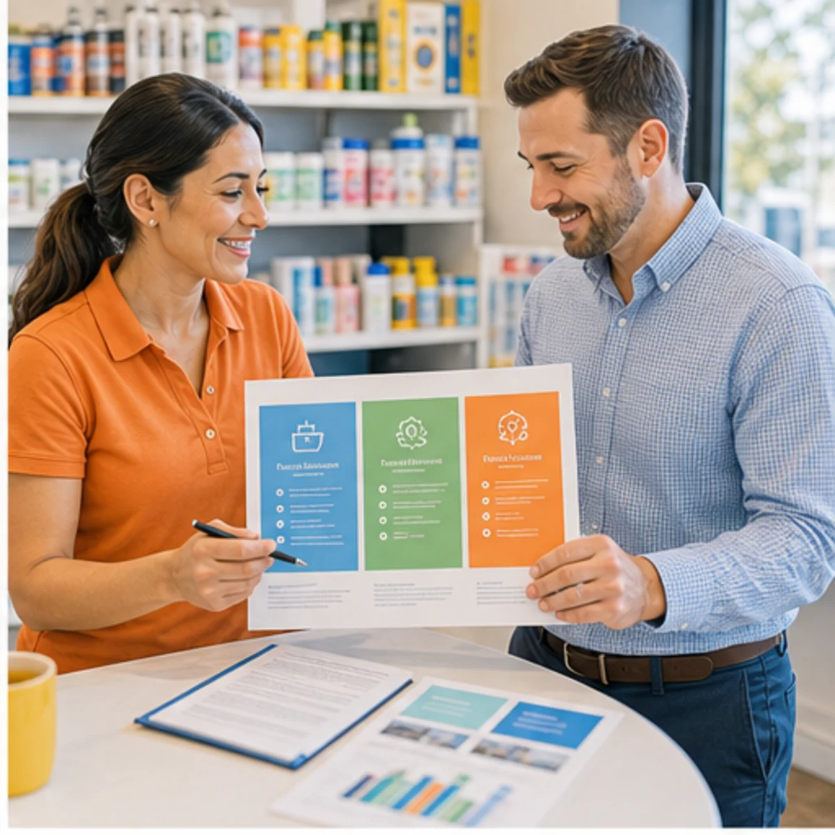 Smackdab CRM visual for field sales teams showing consultation options