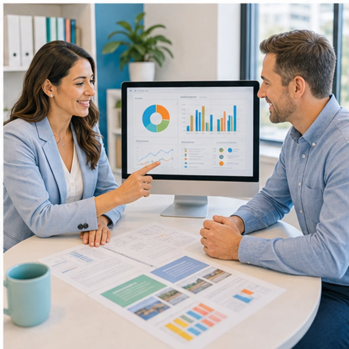 Smackdab CRM visual for field sales teams showing relationship reporting