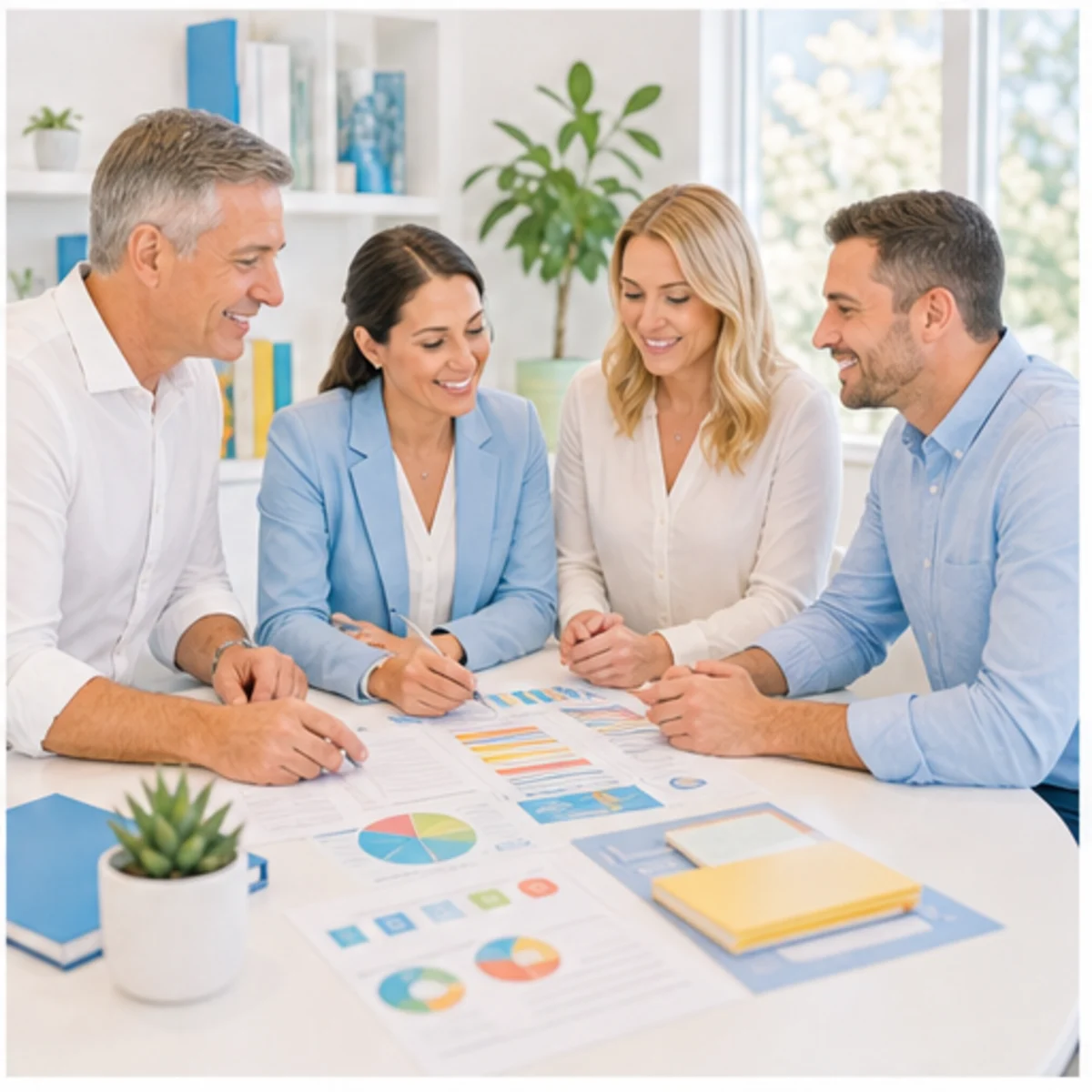 Smackdab CRM visual for financial advisors showing relationship reporting