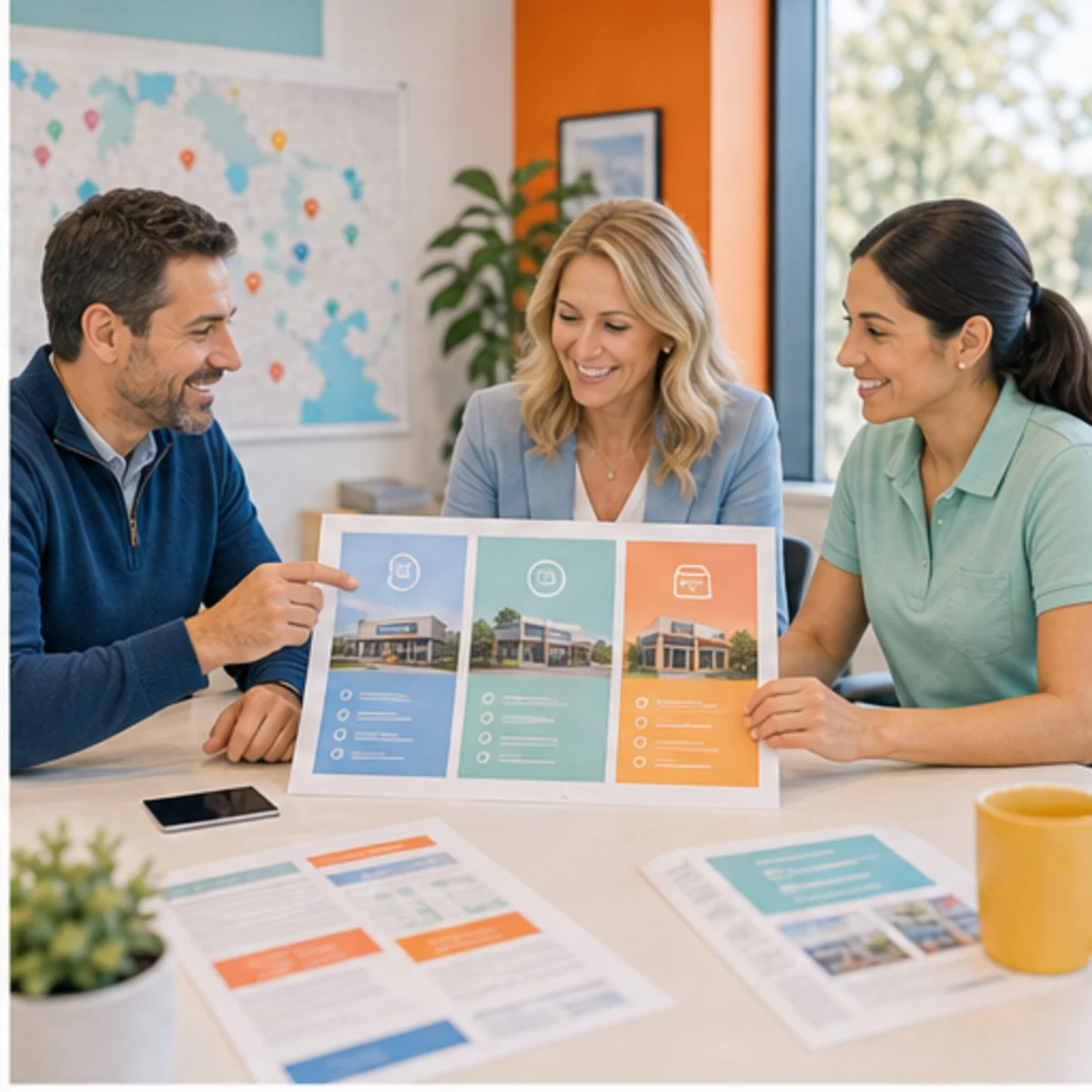 Smackdab CRM visual for franchise owners showing consultation options