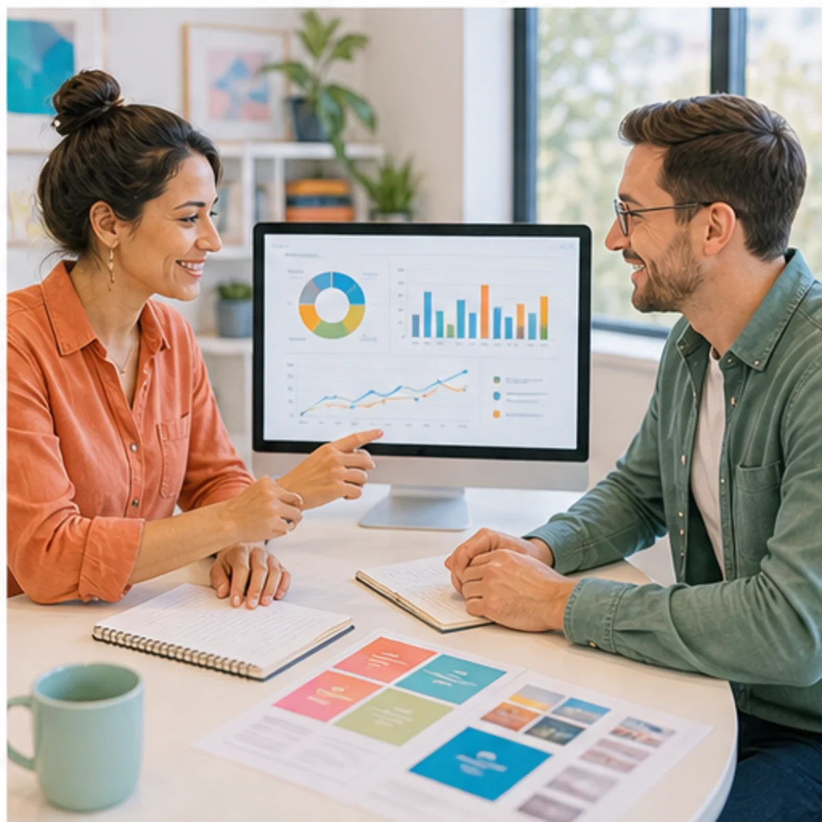 Smackdab CRM visual for freelancers showing relationship reporting