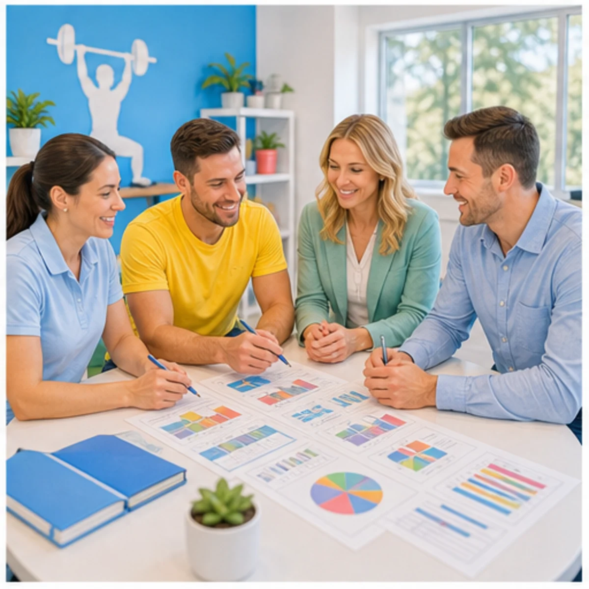 Smackdab CRM visual for gyms showing relationship reporting