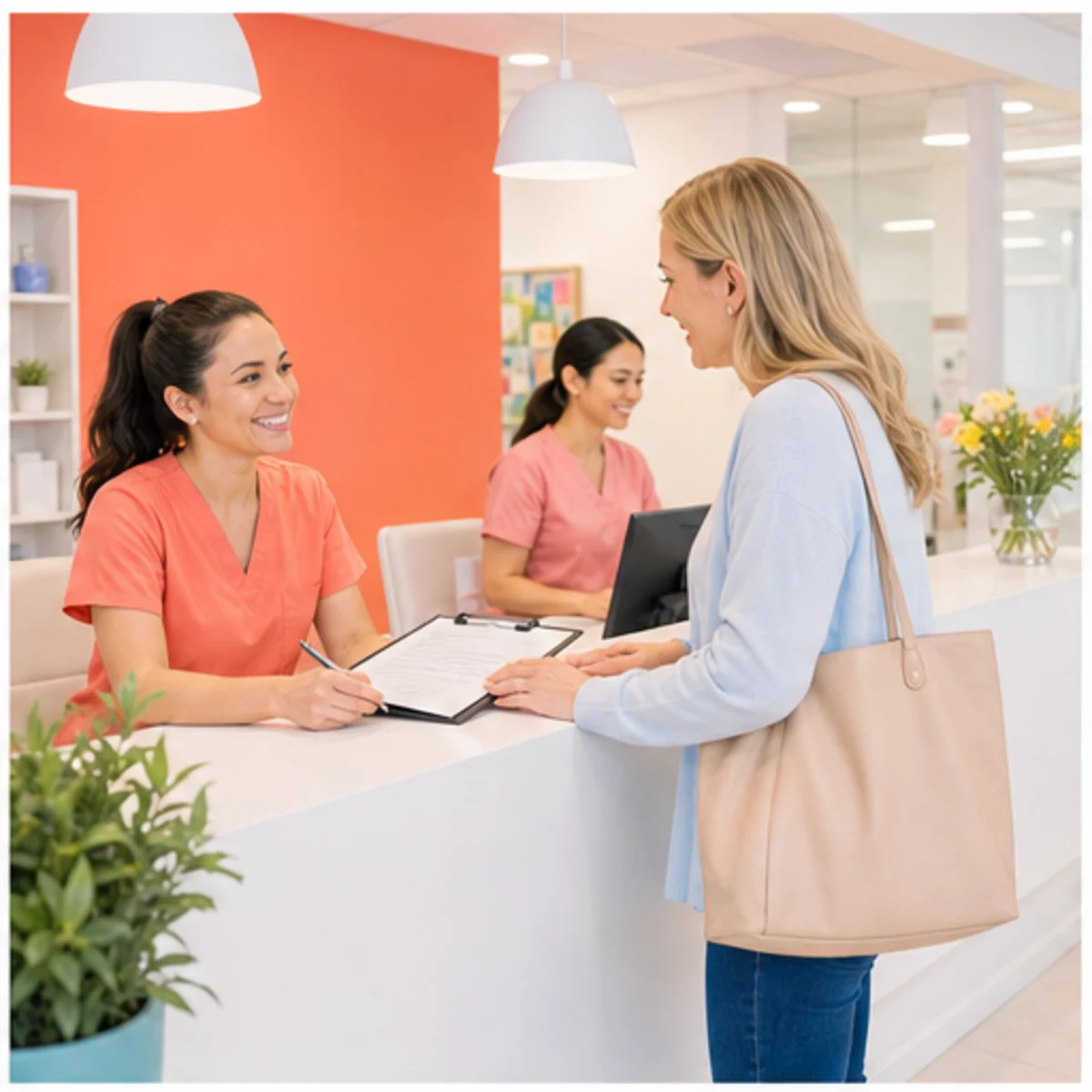 Smackdab CRM visual for healthcare clinics showing intake and lead capture