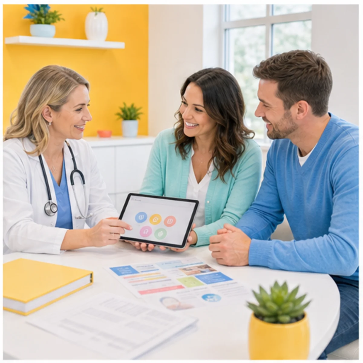 Smackdab CRM visual for healthcare clinics showing consultation options