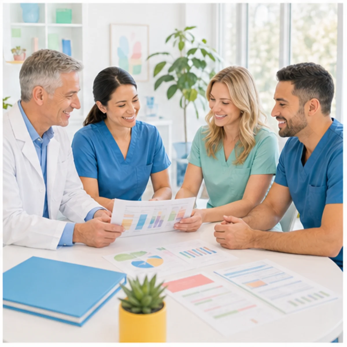 Smackdab CRM visual for healthcare clinics showing relationship reporting