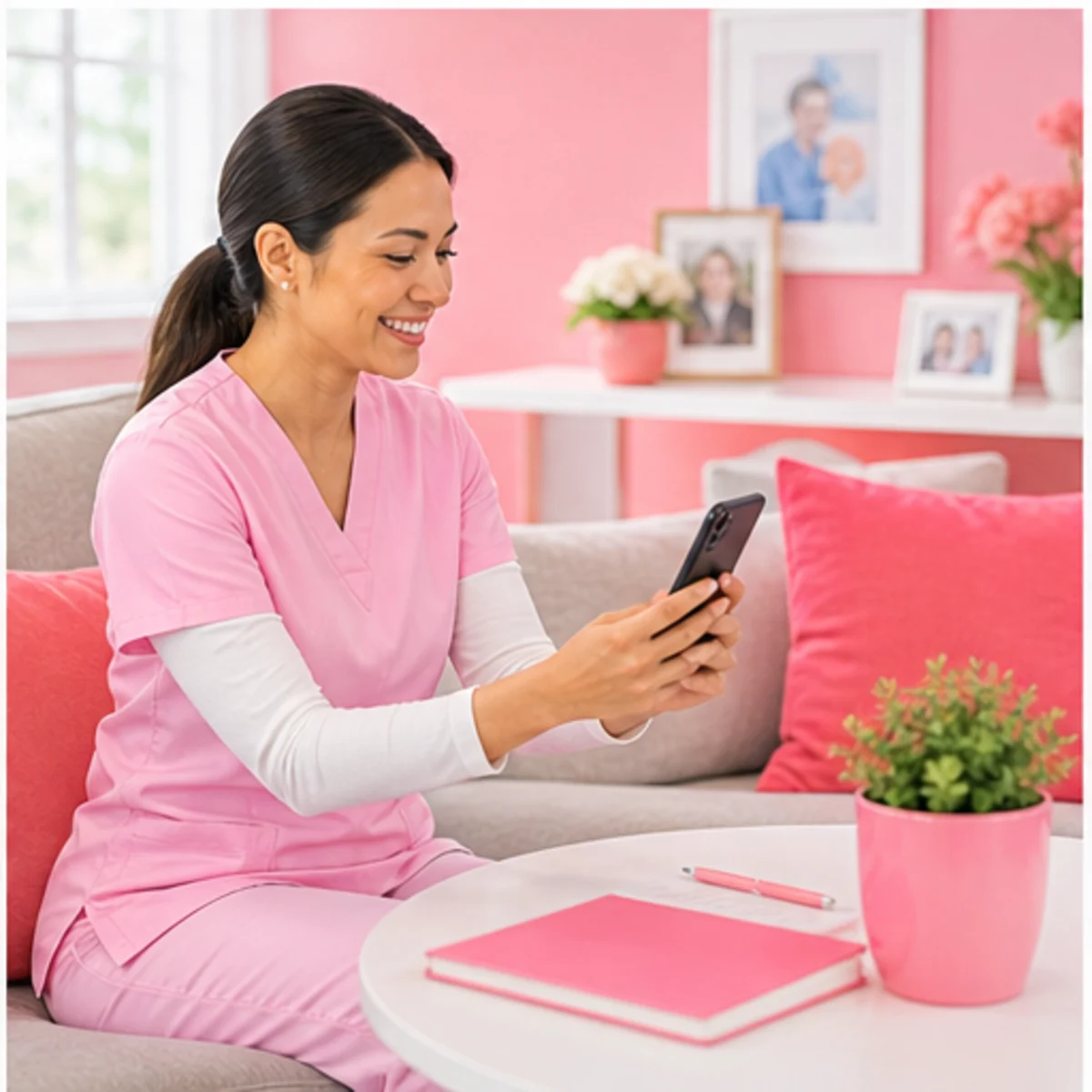 Smackdab CRM visual for home care agencies showing follow-up workflow