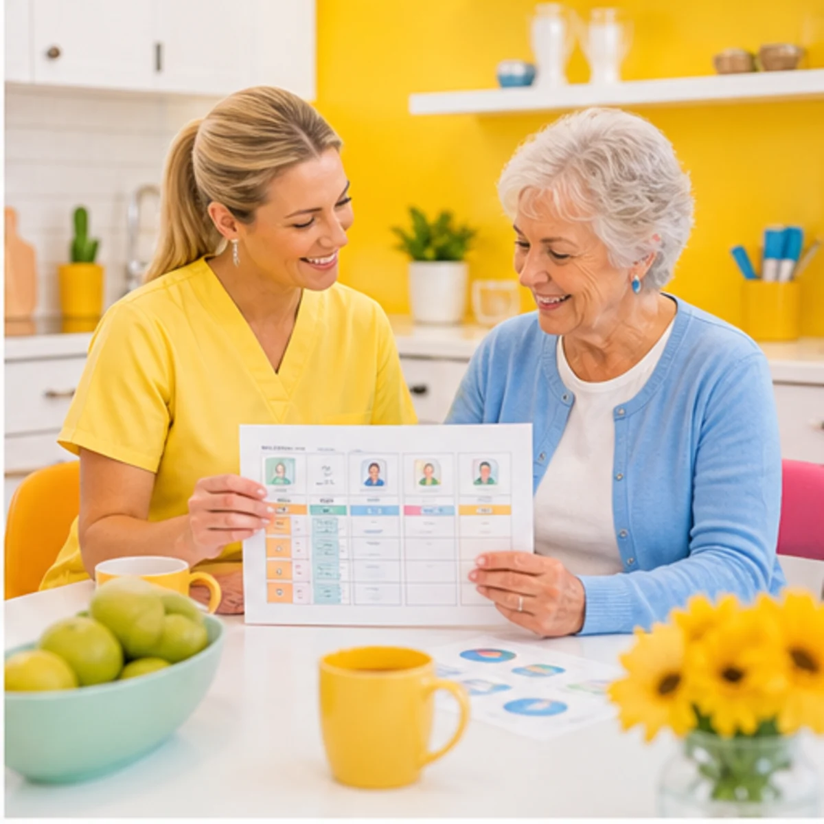 Smackdab CRM visual for home care agencies showing consultation options