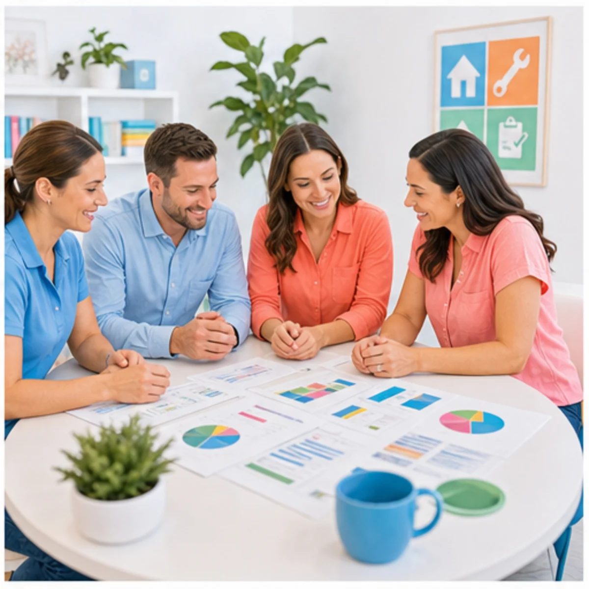 Smackdab CRM visual for home service businesses showing relationship reporting