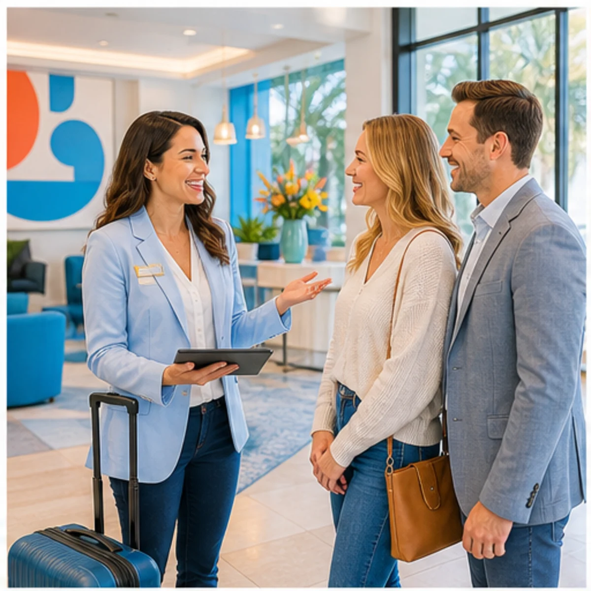 Smackdab CRM hero image for hotels showing hero consultation