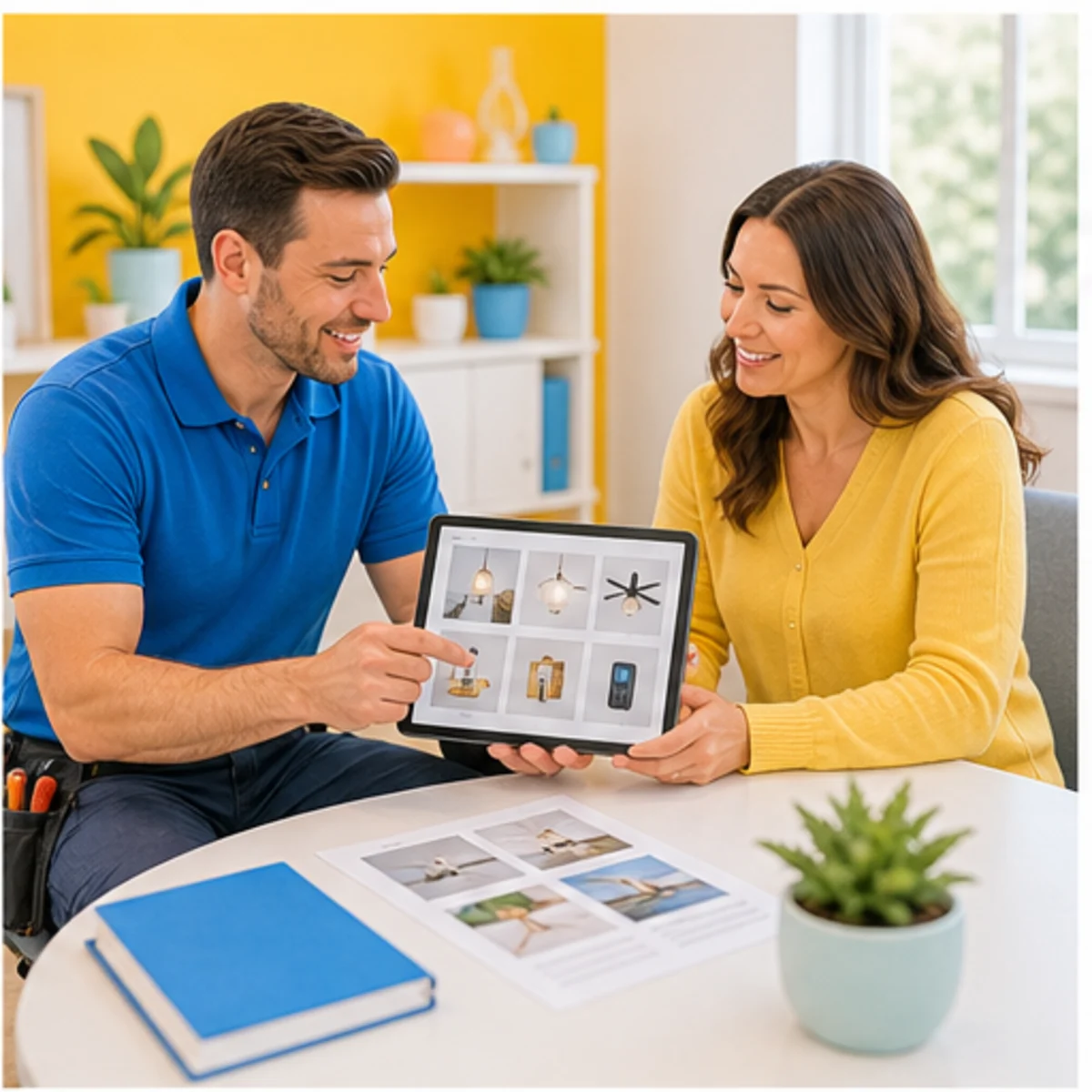 Smackdab CRM visual for installation services showing consultation options