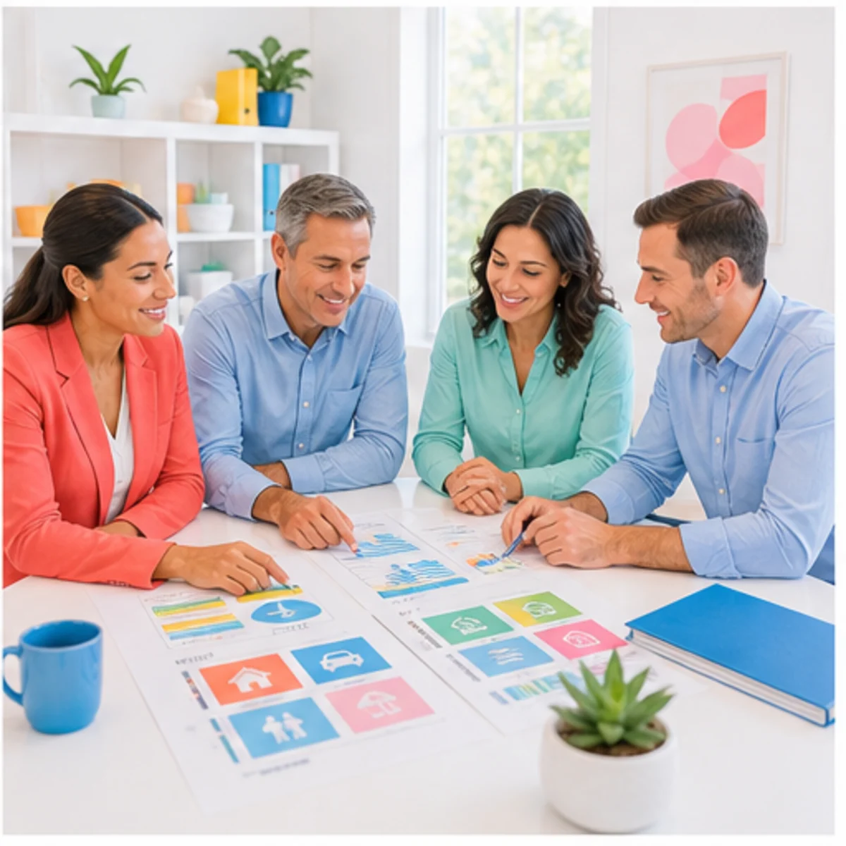 Smackdab CRM visual for insurance agencies showing relationship reporting