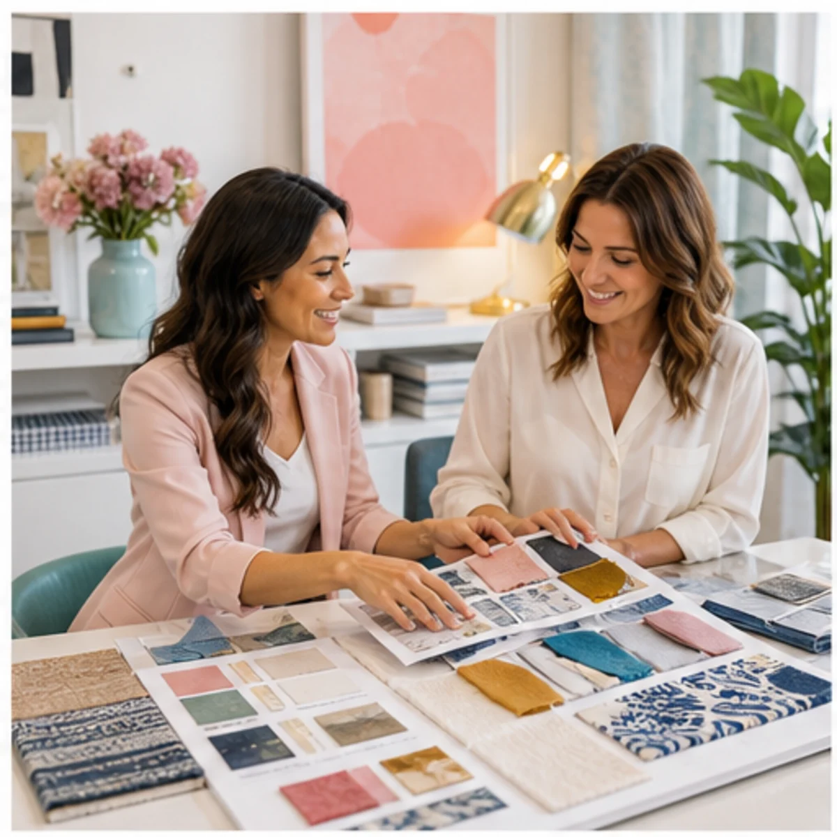 Smackdab CRM hero image for interior designers showing hero consultation