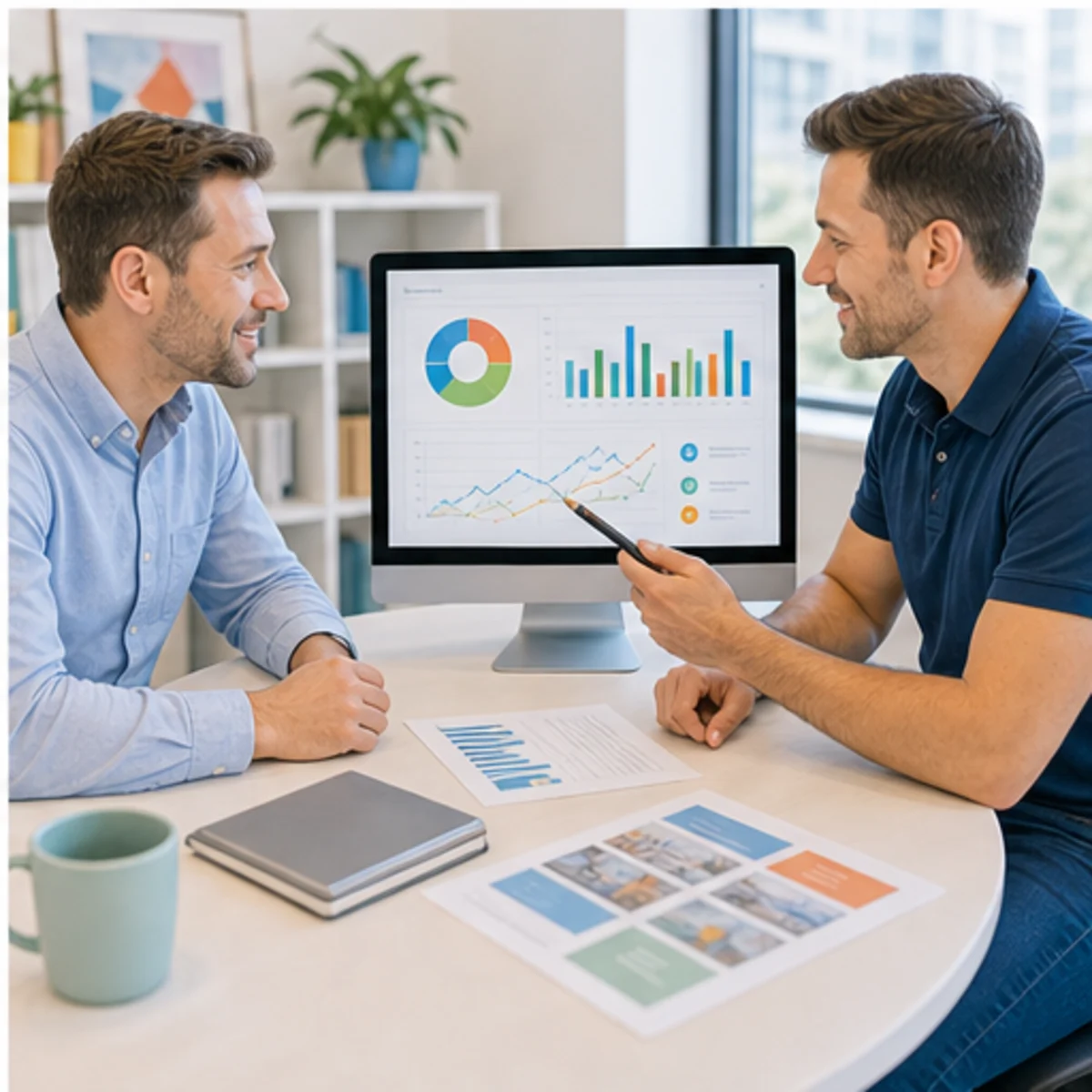 Smackdab CRM visual for it service providers showing relationship reporting