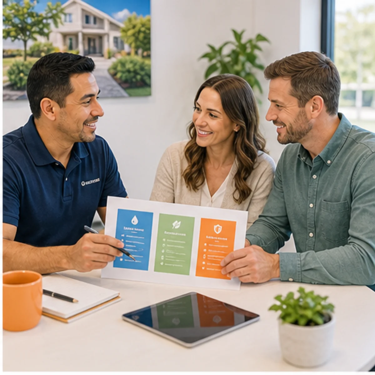 Smackdab CRM visual for local service businesses showing consultation options