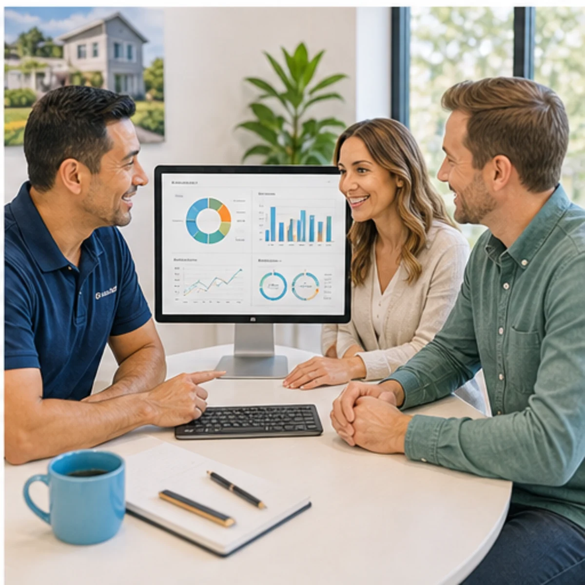 Smackdab CRM visual for local service businesses showing relationship reporting