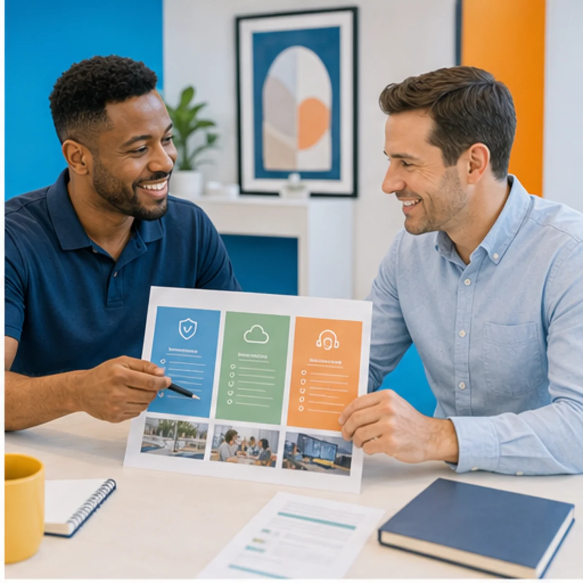 Smackdab CRM visual for managed service providers showing consultation options