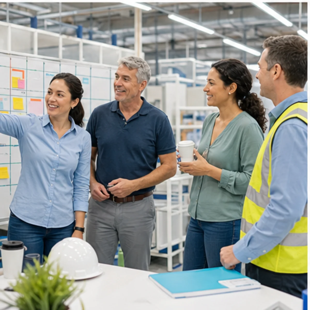 Smackdab CRM visual for manufacturers showing team coordination