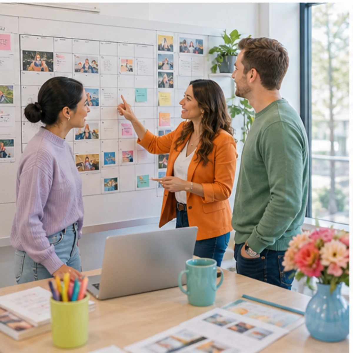 Smackdab CRM visual for marketing consultants showing team coordination