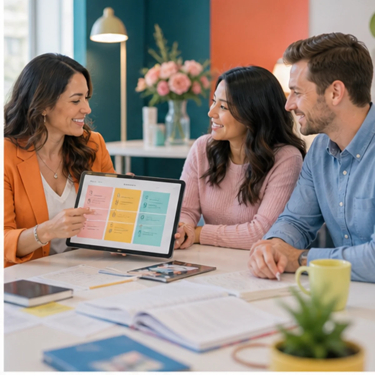 Smackdab CRM visual for marketing consultants showing consultation options