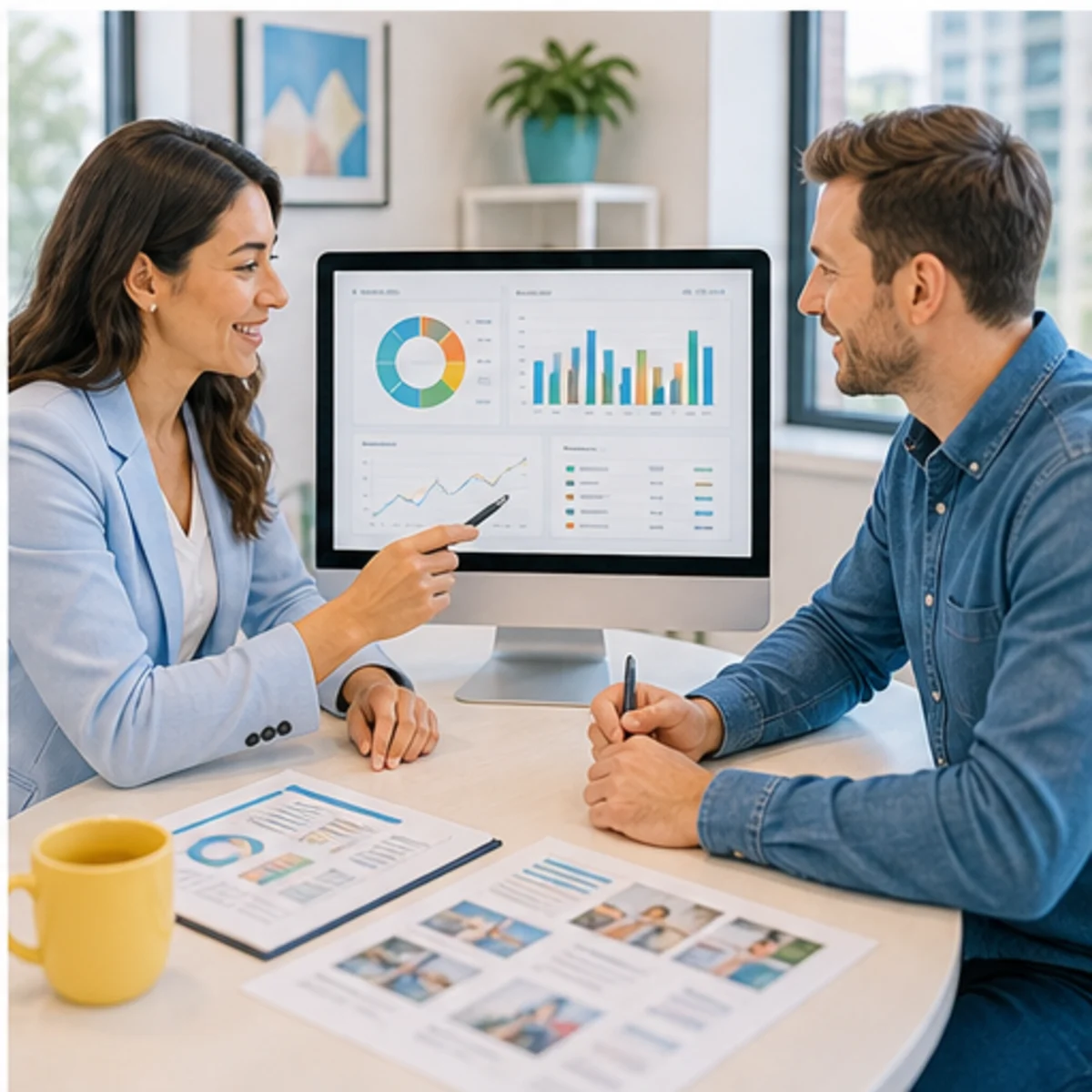 Smackdab CRM visual for marketing teams showing relationship reporting